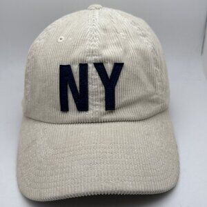 New York Baseball Cap Hat Big Apple Corduroy American Needle Strapback